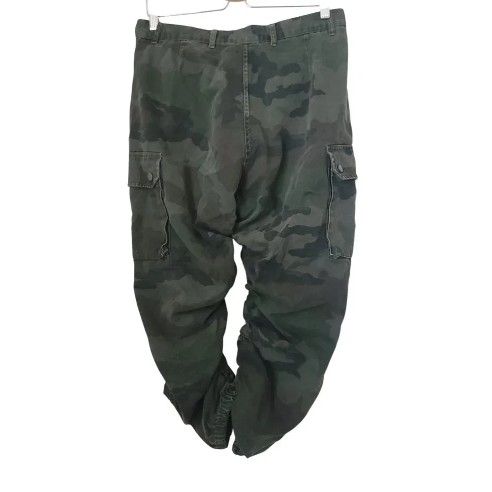 NDG Nid De Guêpes Studio Men's Camo Cargo Pants Made In France Sz M - Picture 2 of 8